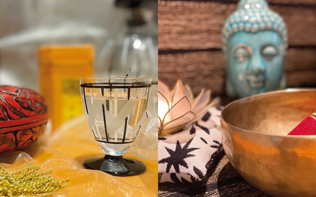 Genussmomente und Klangschale